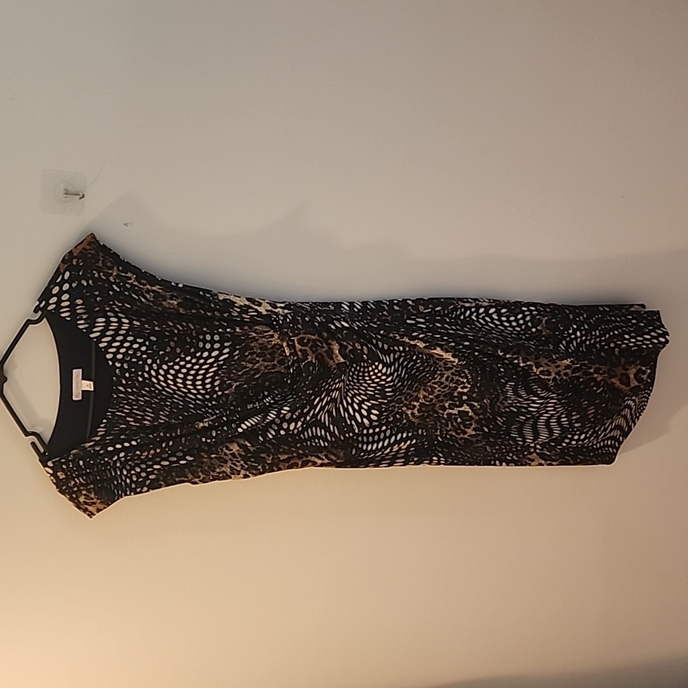 Leopard print dress